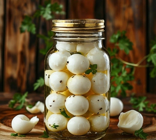 Маринованные перепелиные яйца Маринованные перепелиные яйца